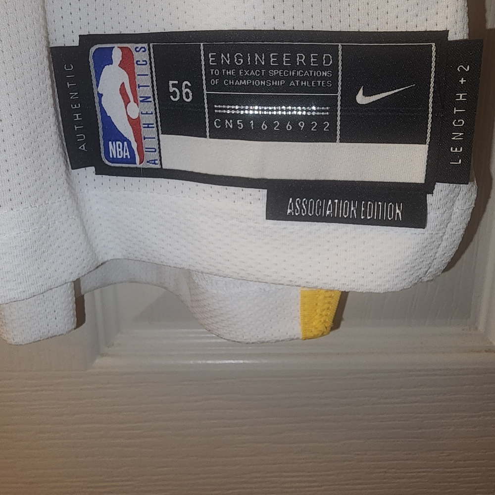 Golden State Warriors White and Blue Jersey - Picture 3 of 5